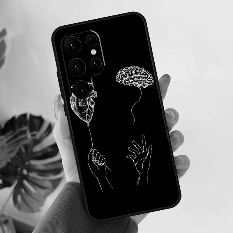 Медицинский Человеческие Органы Мозг Мягкий Чехол Для Samsung Galaxy S24 Ultra S21 S22 S23 S25 Plus S20 FE S9 S10 S23 FE Чехол Для Телефона