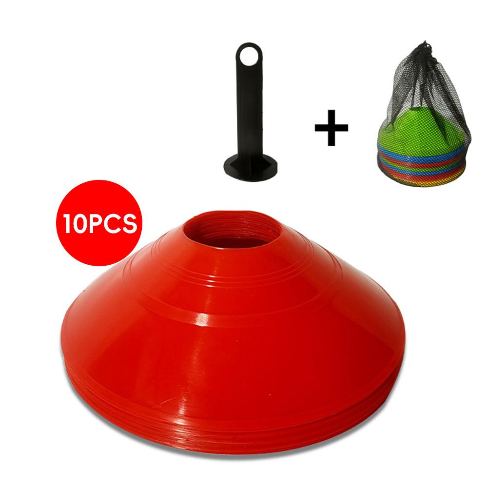 10 шт./компл. детский футбольный тренировочный инвентарь для профессиональных дисковых конусов, упражнения на ловкость, преодоление препятствий, спортивные тренировочные аксессуары