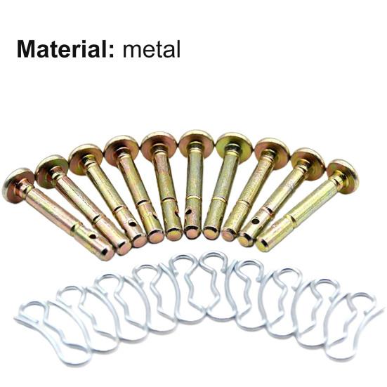 20 шт. комплект срезных штифтов высокой плотности, противоизгибающиеся металлические штифты, подходят для снегоочистителей, заменяют снегоочистители