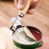 2 In 1 Wooden Handle Can Opener Manual Lid Remover Kitchen Gadgets Bottle Opener  Wine Bottle
