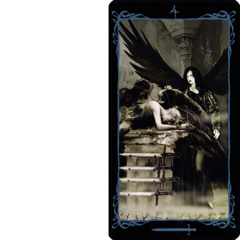 Dark Angels Tarot Deck Leisure Party Board Game Fortune-telling Prophecy Oracle Cards