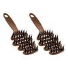 Yousheng 1/2Pcs Boar Bristle Hair Brush Scalp Massage Reduce Frizz Static Nursing Comb Hair Growth Natural Luster Hair Care Comb