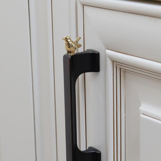 1/9 шт. Винтажная петля с головой птицы, декоративный топпер, мини-фигурка воробья из металла, статуэтка, винтажная голова-петля животного, домашнее украшение