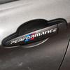 4 шт. Эмблема ручки двери автомобиля Performance 3D наклейки для Bmw M F30 F31 F34 F35 F80 G30 G31 F01 F02 F20 F21 F52 E46 X1 X3 X5 X6 X7