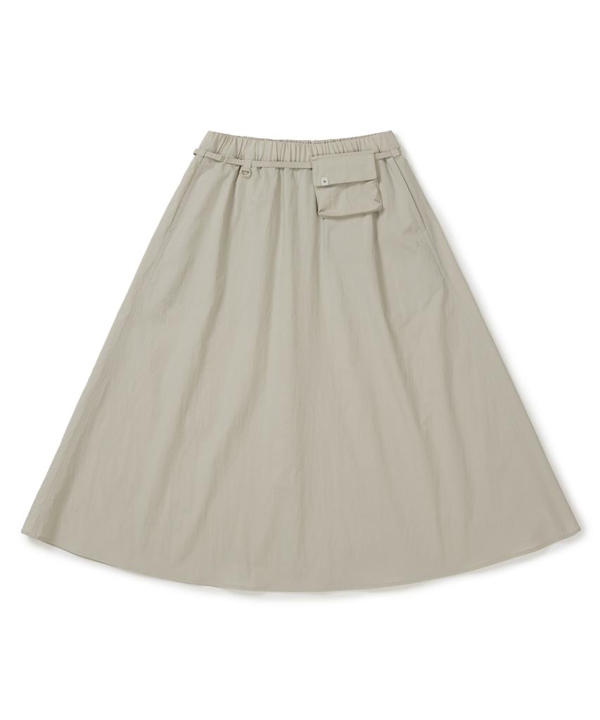 SNOWPEAK APPAREL Длинная юбка Root Flare (S26Mwrsk61) Светло-бежевый