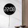 10-дюймовые цифровые настенные часы с дистанционным управлением, обратный отсчет времени недели, подключаемая версия, настольные часы с 2 будильниками, автоматическим затемнением, светодиодные часы с переходом на летнее время