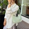 Canvas Wrinkle Bag for Women Shoulder Bags Pleated Bubbles Handbags Padded Casual Underarm Quilted Bag Tote Cloud Bag Purse
