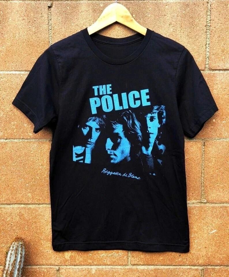 Hot Sale The Police Band Vintage 90s Style Classic Poster Print Tshirt Men Women Fashion Cotton Oversized Tops Summer New Tees