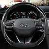 Автомобильный чехол на руль D-образной формы для Hyundai Sonata 9 2015 2016 2017 (3-спицевый) Элантра 4 Спорт 2015 - Авто