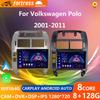 Fortress для Volkswagen Polo Mk4 2001 - 2011 Android автомобильный радиоприемник мультимедийный плеер Carplay Auto Stereo GPS Navi 2din DSP головное устройство