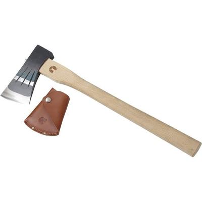 Captain Stag Captain Stag Полностью стальной маленький топор с длинной прямой ручкой 450 с кожаным чехлом Um 9 [Топор для активного отдыха]