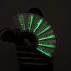 Silk LED Fan Luminous Discoloration Fan Fun Handheld Fans  Party Dancing
