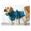 Super Absorbent Quick Dry Dog Bath Robe Soft Wearable Pet Bath Towel Coat For Small Medium Large Dogs Golden Retriever