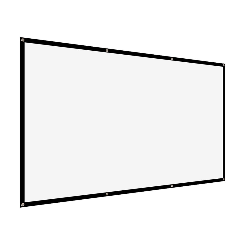 100 Inch Projector Screen Foldable Portable Soft Clear HD Projector Screen for Outdoor Indoor