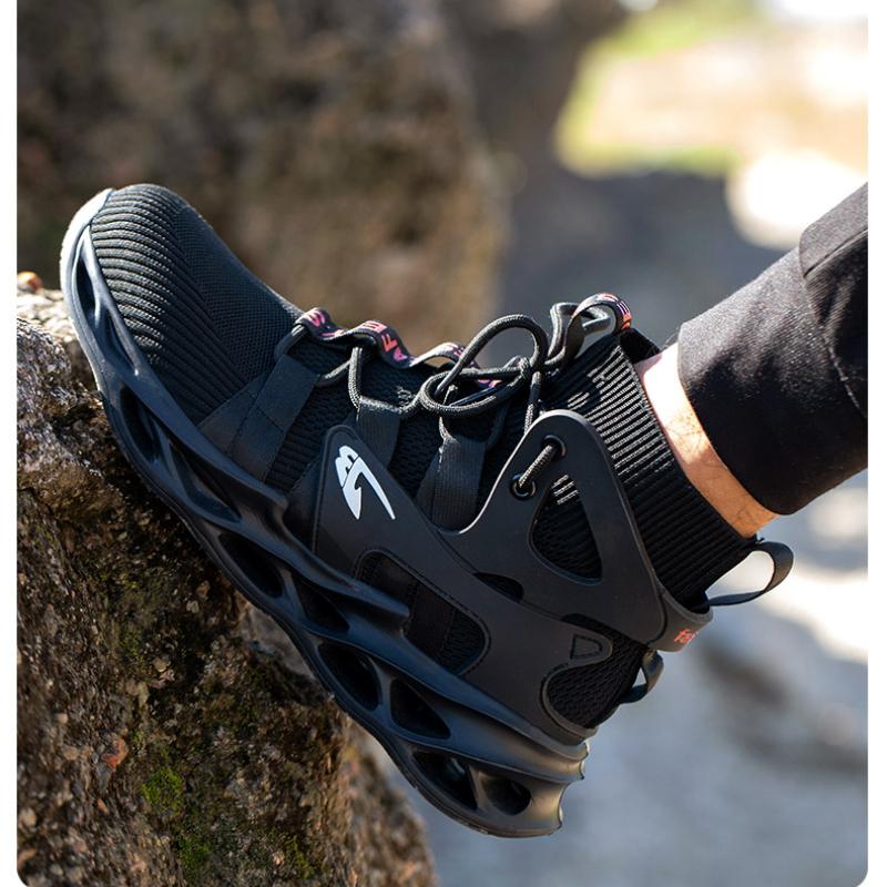 Мужские рабочие ботинки, неразрушимая защитная обувь, мужская обувь со стальным носком, устойчивые к проколам рабочие кроссовки, мужская обувь, рабочая обувь для взрослых