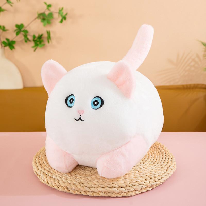 Плюшевая игрушка кошка для девочек, мягкая набивная игрушка, подарок для детей
