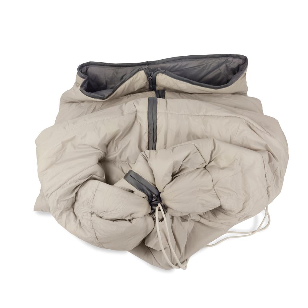 Offlander Ponczo Kempingowe Ocieplane Wodoodporne Khaki