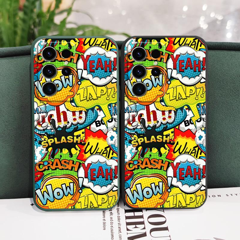 Взрывной английский чехол для телефона для Samsung Galaxy S25 S24 S23 S22 S21 S20 S10 S10E Ultra Plus FE Note 20 Ultra 10 Plus