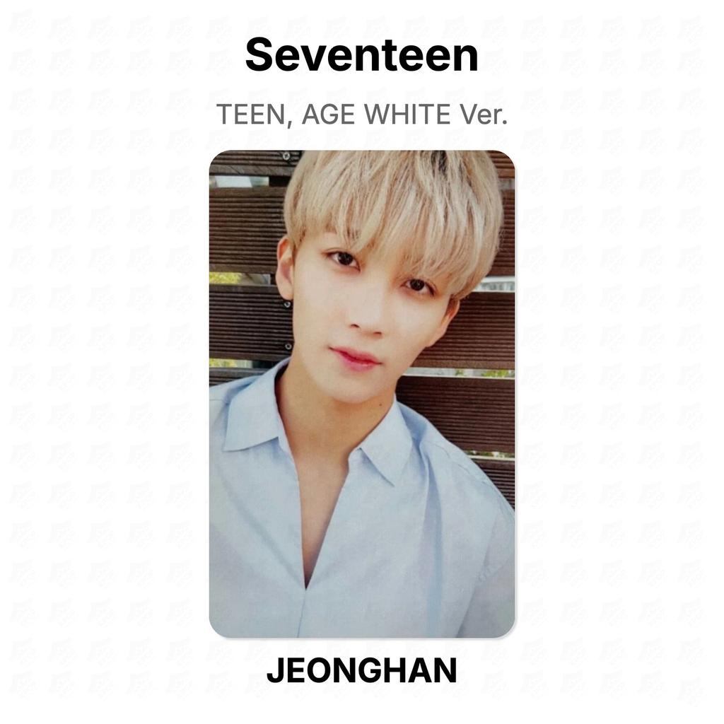 Seventeen ПОДРОСТОК, ВОЗРАСТ БЕЛЫЙ Вариант. Официальная фотокарта