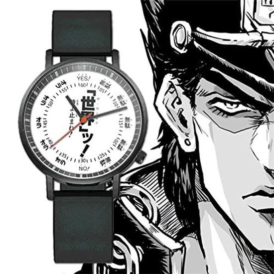 Наручные часы JoJo's Bizarre Adventure Куджо Джотаро Джорно Джованна Часы Кварцевые Легкие Популярные Персонажи Аниме Стиль Впечатление Косплей Инструмент Моэ Подарок