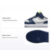 Кроссовки Court Borough Low 2 PS Grey Fog Mystic Navy для детей, белые, атомно-зеленые BQ5451-016
