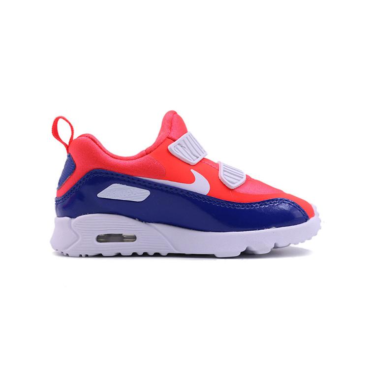 Nike Маленькие 90 Нескользящие Амортизация Низкие Беговые Кроссовки Красный Синий Белый Младенец И Малыш 881924-604