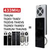 2 шт. Для TX4UNI TX2EV TX2REV TX4UNIS TX4UNIF TX4RUNI Передатчик команды пульта дистанционного управления гаражными воротами 433 МГц 4-канальный