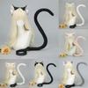 Handmade Cat Ear Headband Realistic Simulation Animal Ears New Cat Tail Set  Headwear