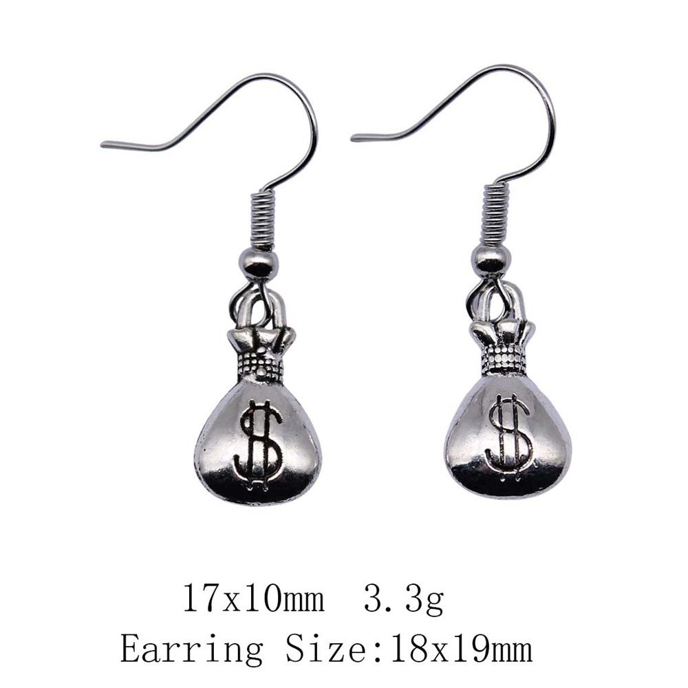 Комплект сережек на День благодарения, серьги-подвески и подвески на тему путешествий в самолете и Рождество, женские сумки, необычные серьги