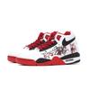Nike Flight Legacy Винтажные Баскетбольные Кроссовки Унисекс Средняя Высота Белый/Красный/Черный BQ4212-100(Команда140-)