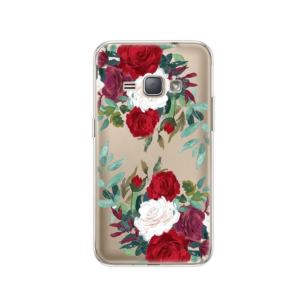 Мягкий чехол из ТПУ для Samsung Galaxy J1 2016 J120 J120F SM-J120F задняя крышка прозрачная 360 полная защитная крышка прозрачный