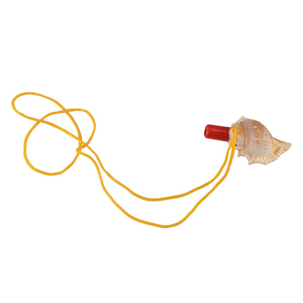 Instrument Necklace Decoration Horn Children Natural Shell Pendant Conch Whistle Gift Survival Tool