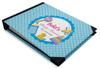 Сувенир Darling Blue Seamless Heart & Baby Objects Персонализированная печатная гостевая книга Baby Shower Scrapbook-7 x 9