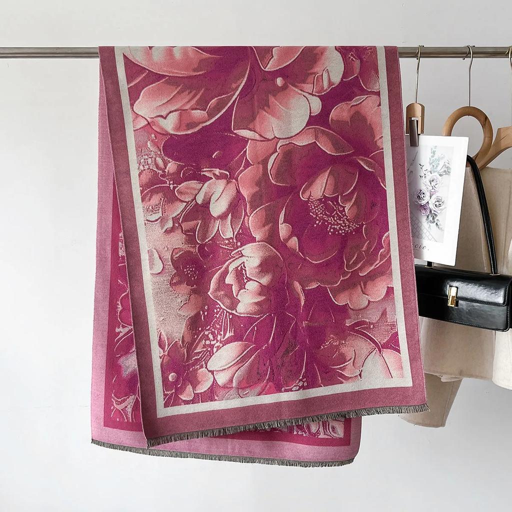 Зимний шарф Кашемир Пашмина Шали и палантины Одеяла Шарфы Женщины Сохраняют тепло Bufanda Mujer Пончо Палантин