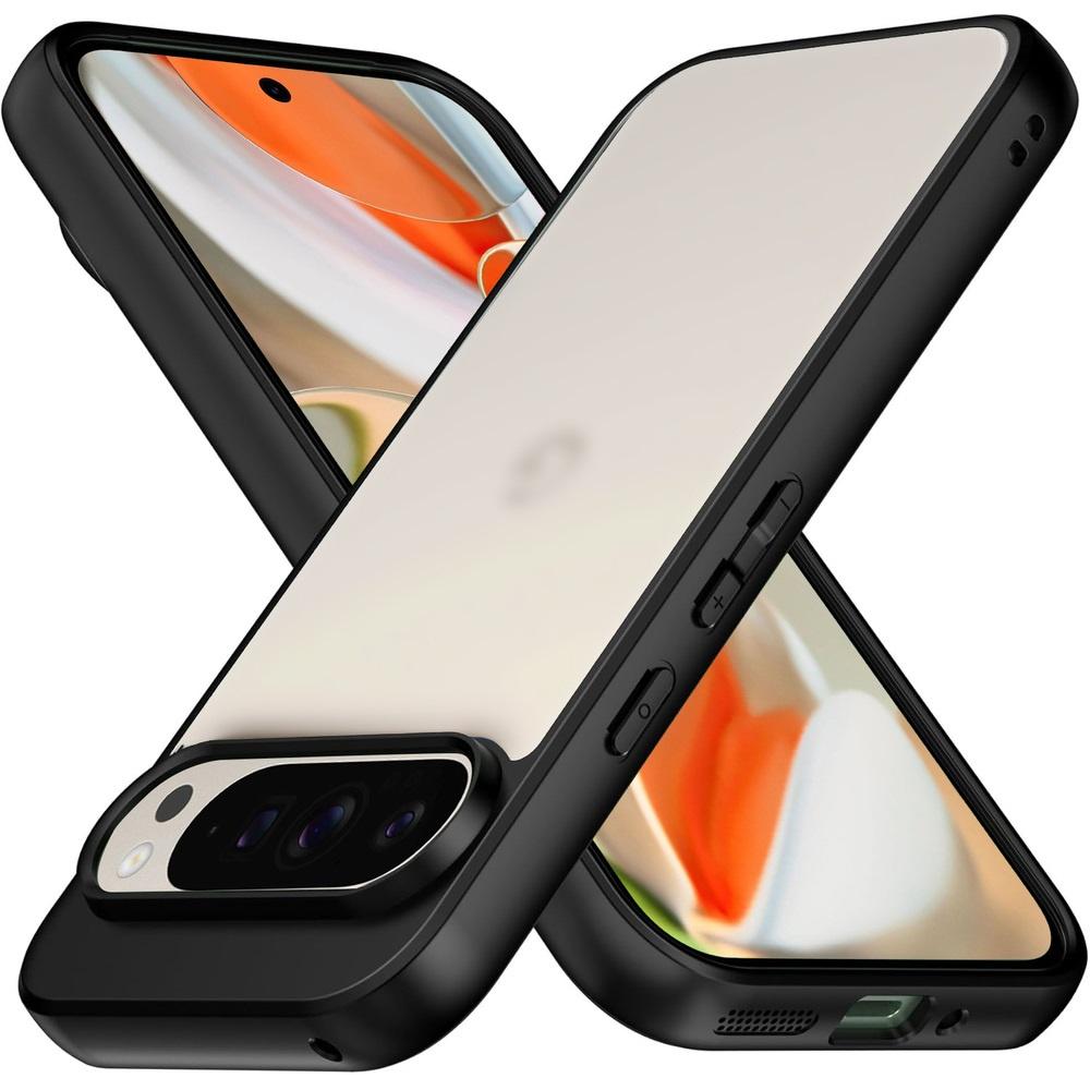 Google Pixel 9 Pro Fusion Hybrid Case, Clear/Black