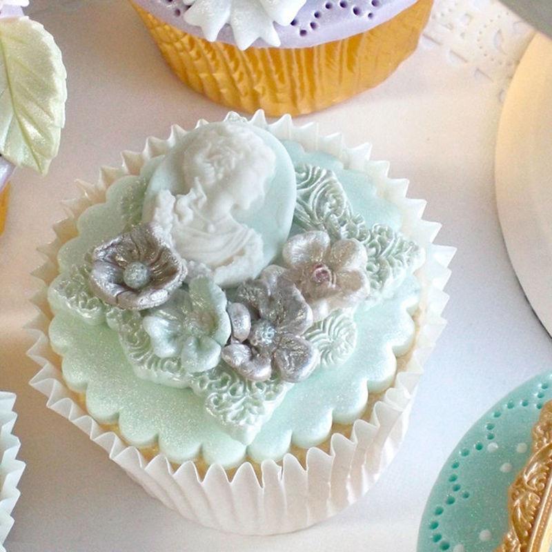 Женская зеркальная рамка, силиконовая форма для помадки, декор для торта, форма для выпечки шоколада