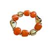Bohemian Beads Acrylic Bangle Europe American Style Retro Hand Ring Irregular Bracelet  Gift