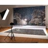 Детский фотофон ткань Рождественская тематика Креативные студийные реквизиты