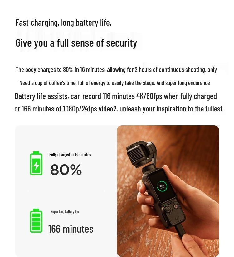 DJI Pocket 3 Handheld HD Gimbal Vlog Camcorder