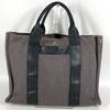 HERMES Sacquahne MM Sacquahne MM Bag Tote Bag Hand Bag Leather/Canvas gray/Black
