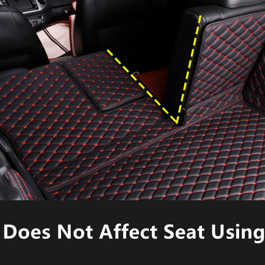 Полный набор на заказ, водонепроницаемый коврик для багажника автомобиля, поддон для багажника, подкладка для багажника, задняя накладка для Volkswagen VW Touareg