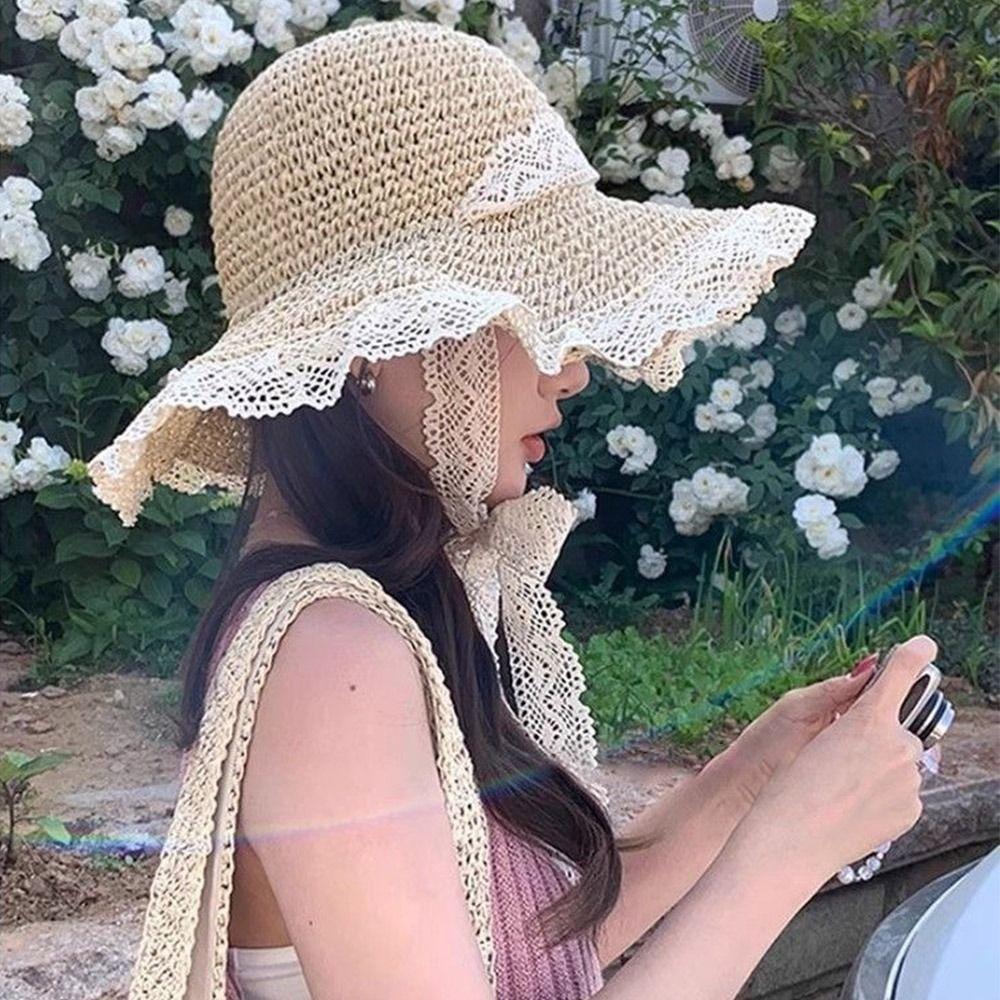 Beach Straw Hat UV Protection Fisherman Cap New Beach Hats