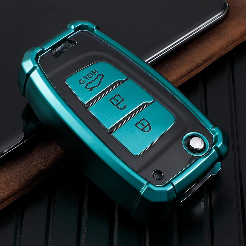 Защитный чехол для ключа Hyundai Verna 2020 & Elantra - Противоударный чехол с пряжкой