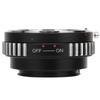 DANEX Aluminium Alloy Adapter Ring for Da PK Mount Lens To Fit for E Port Camera Body