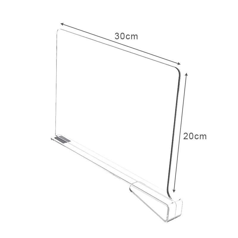 8/6/4/2 шт. Прозрачная полка для шкафа, органайзер для одежды, разделитель для шкафа, книжный шкаф, перегородка