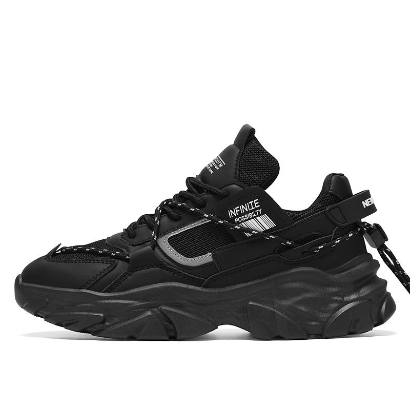 Мода 2024 года, летняя мужская новая дышащая сетчатая обувь, корейская версия тренда повседневной спортивной обуви, модная обувь для отца