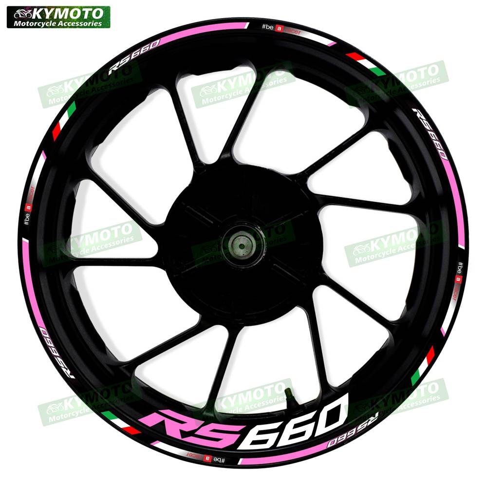 For Aprilia RS660 RS 660 reflective motorcycle stickers 17-inch front and rear rims decals fairing accessories decoration