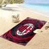 Пляжное полотенце с принтом AC Milan, Большое, Мягкое, Быстросохнущее, для Пляжа, Кемпинга, Плавания