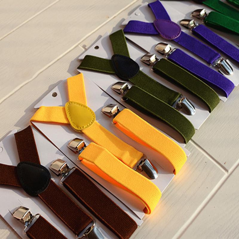 1 шт., регулируемые эластичные подтяжки с Y-образной спинкой для мальчиков, новые детские клипсы для девочек