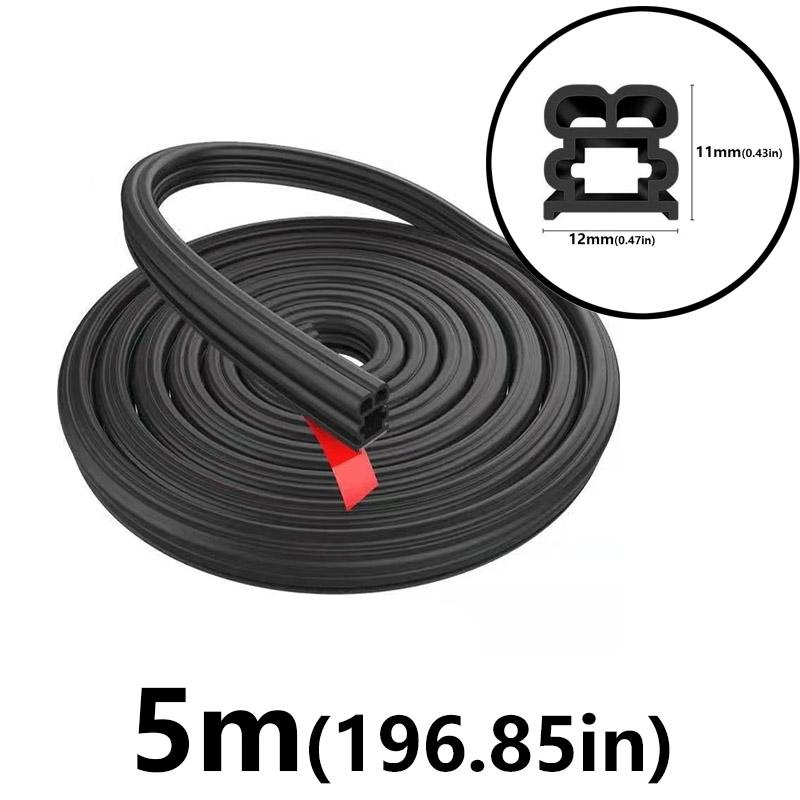 Уплотнительная лента для двери багажника автомобиля, универсальная пыле- и шумоизоляционная уплотнительная лента, двухслойная резиновая лента для дверей автомобиля